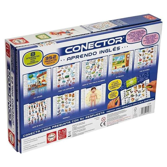 Juego conector aprendo inglés con 8 láminas de 352 preguntas mas puzzle de regalo 2x48 2 Juego conector aprendo inglés con 8 láminas de 352 preguntas mas puzzle de regalo 2x48 2