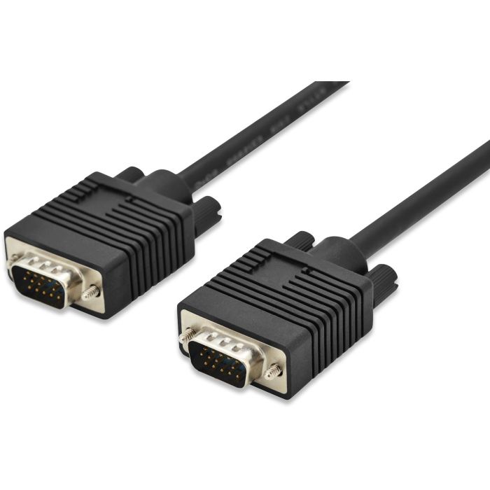 Digitus Cable conector de monitor VGA 3m Macho/Macho Negro 1280x1024 Pixeles