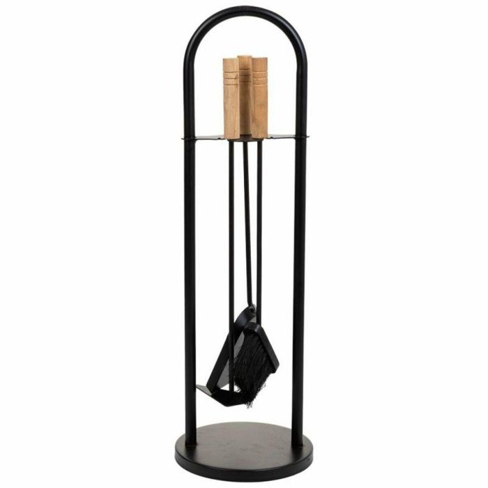 Utensilios para Chimenea Alexandra House Living Negro Hierro 20 x 68 x 20 cm 4