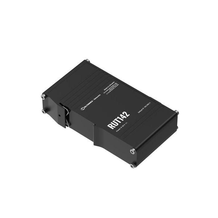 Teltonika Networks RUT142 (EU) Ethernet router, WiFi, x1 RS232, x2 ethernet ports, integrated DIN rail bracket 2 Teltonika Networks RUT142 (EU) Ethernet router, WiFi, x1 RS232, x2 ethernet ports, integrated DIN rail bracket 2