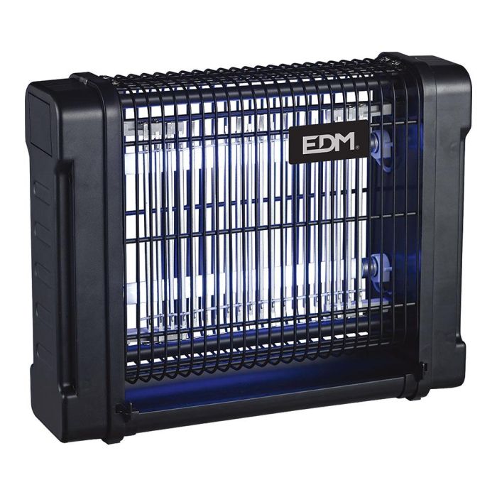 Edm Mata insectos profesional eléctrico 2x6W, luz actínica, 30m², negro Edm Mata insectos profesional eléctrico 2x6W, luz actínica, 30m², negro