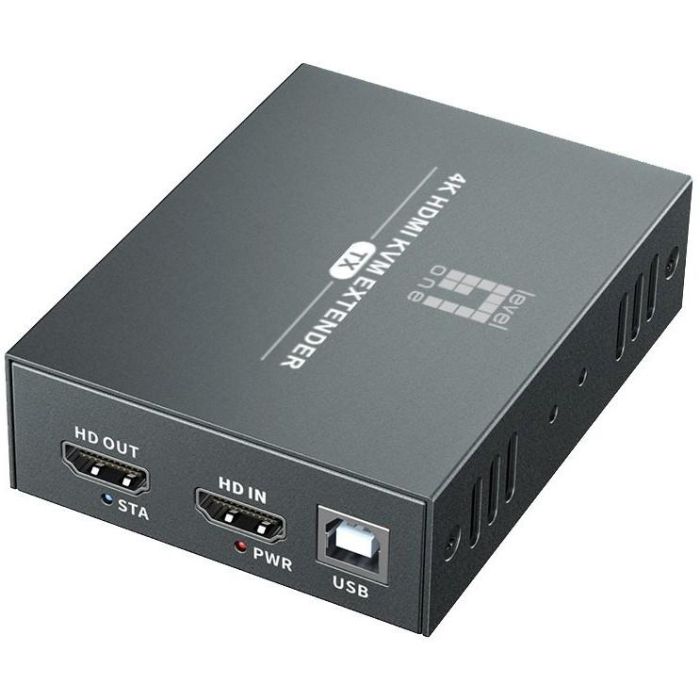 HDMI over Cat.5/6 Extender kit 4K. 100m schwarz 2 HDMI over Cat.5/6 Extender kit 4K. 100m schwarz 2