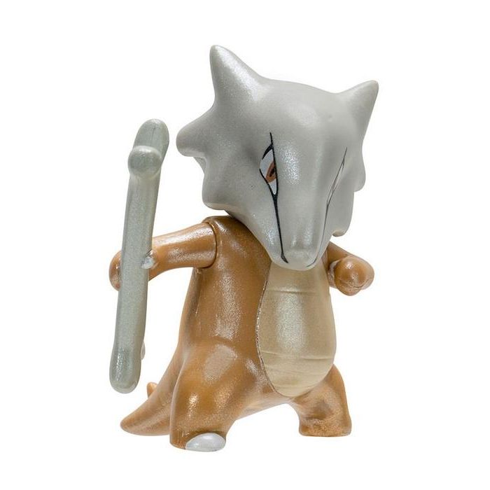 Jazwares Figura Pokemon Multipack Evolution Doble - Cubone y Murowak Articulados, Pack Deluxe Plata y Negro 2