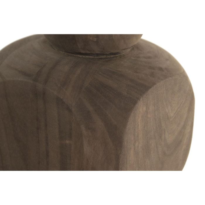 DKD Home Decor Lámpara de Sobremesa 13 x 13 x 54 cm de Mango y Lino 2