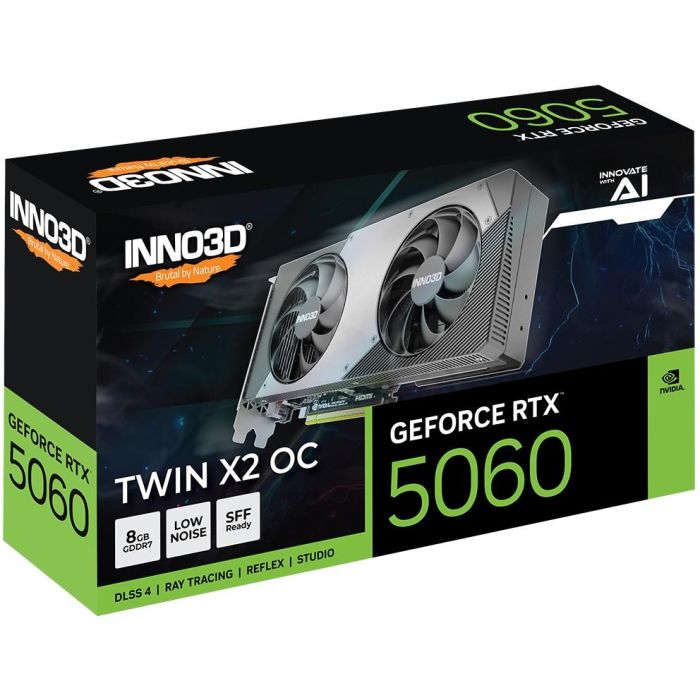 Inno3D RTX5060 Twin X2 OC 8GB GDDR7 HDMI 3xDP 1 Inno3D RTX5060 Twin X2 OC 8GB GDDR7 HDMI 3xDP 1