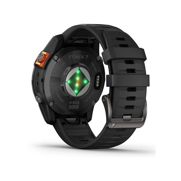 Garmin fenix 7 Pro Solar Edition 3,3 cm (1.3") MIP 47 mm Digital 260 x 260 Pixeles Pantalla táctil Negro, Gris Wifi GPS (satélite) 3 Garmin fenix 7 Pro Solar Edition 3,3 cm (1.3") MIP 47 mm Digital 260 x 260 Pixeles Pantalla táctil Negro, Gris Wifi GPS (satélite) 3