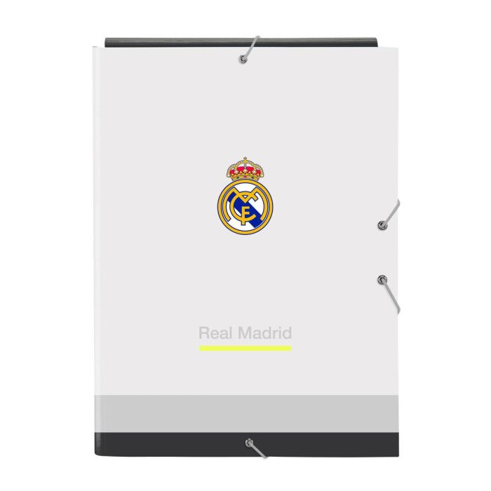 Carpeta de anillas Real Madrid C.F. Blanco A4 26 x 33.5 x 2.5 cm 1