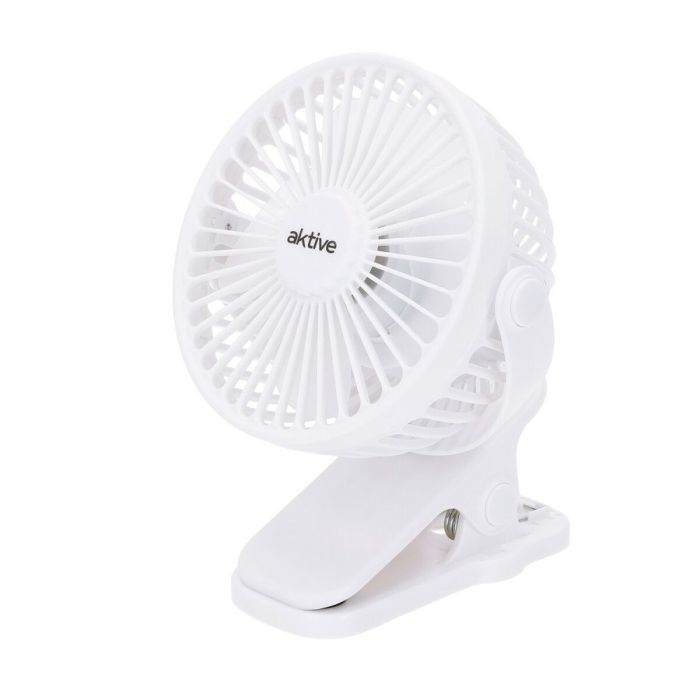 Ventilador de Escritorio Recargable Aktive (6 Unidades) 6 Ventilador de Escritorio Recargable Aktive (6 Unidades) 6