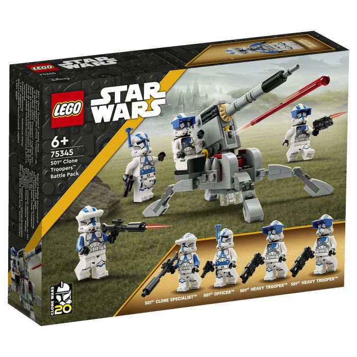 LEGO Star Wars Pack de Combate: Soldados Clon de la 501 75345 Juego de Construcción para Niños a Partir de 6 Años con 119 Piezas 18