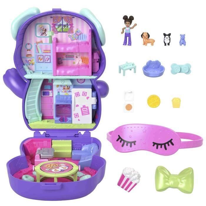 Polly Pocket MATJCR38 Caja de Fiesta del Sueño de Cachorro - Juguete Set de Juego Infantil 5