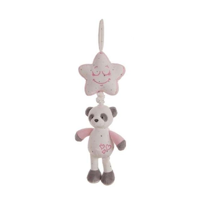 Caja musical estrella baby panda rosa 35 cm Caja musical estrella baby panda rosa 35 cm