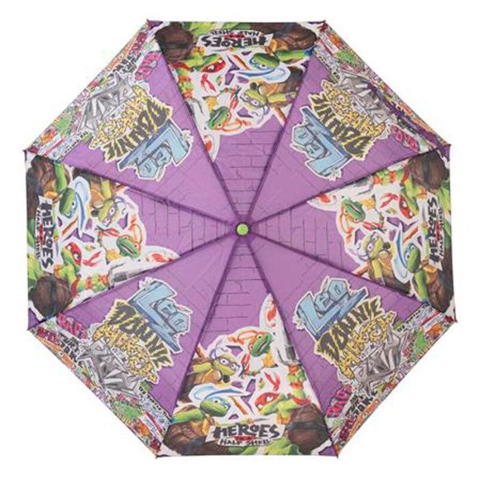 Paraguas plegable manual Tortugas Ninja 48cm 1 Paraguas plegable manual Tortugas Ninja 48cm 1