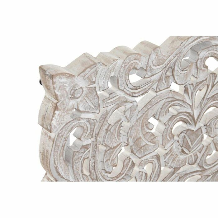 Cabecero de Cama DKD Home Decor Blanco Natural Madera Madera MDF 160 x 3,5 x 80 cm 1 Cabecero de Cama DKD Home Decor Blanco Natural Madera Madera MDF 160 x 3,5 x 80 cm 1