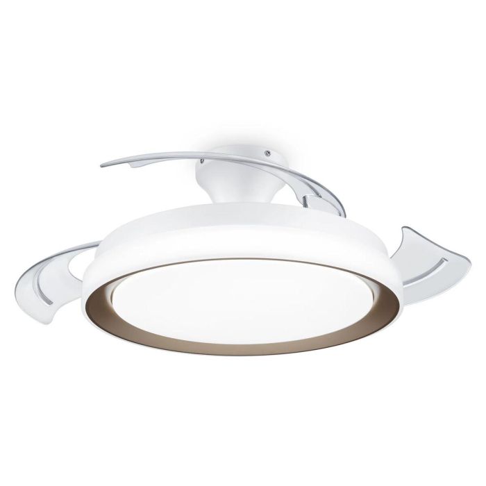 Ventilador de Techo con Luz Philips 929004081801 Blanco Dorado (4000 K) (2700 K) 10 Ventilador de Techo con Luz Philips 929004081801 Blanco Dorado (4000 K) (2700 K) 10
