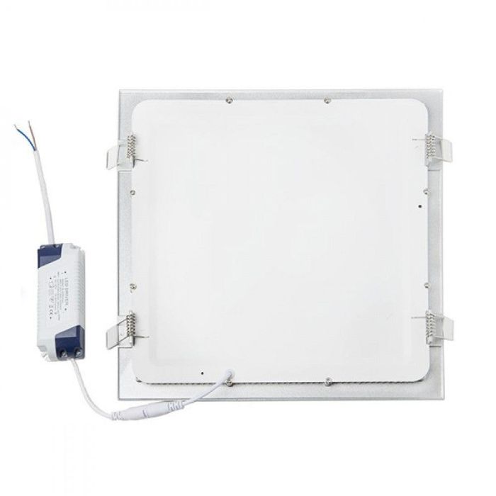 Placa LED 25W 2500Lm 6000ºK Cuadrada Plata 40.000H [HO-RDP-25W-MP-CW] 5