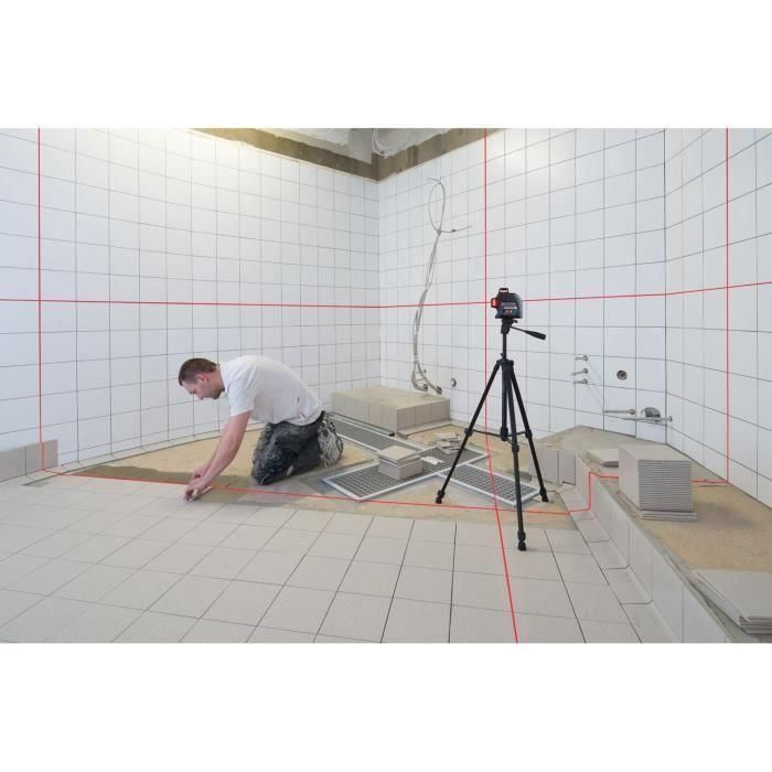 Bosch Professional 0601063S00 Láser de líneas cruzadas GLL 3-80 Líneas rojas a batería en caja estándar 3
