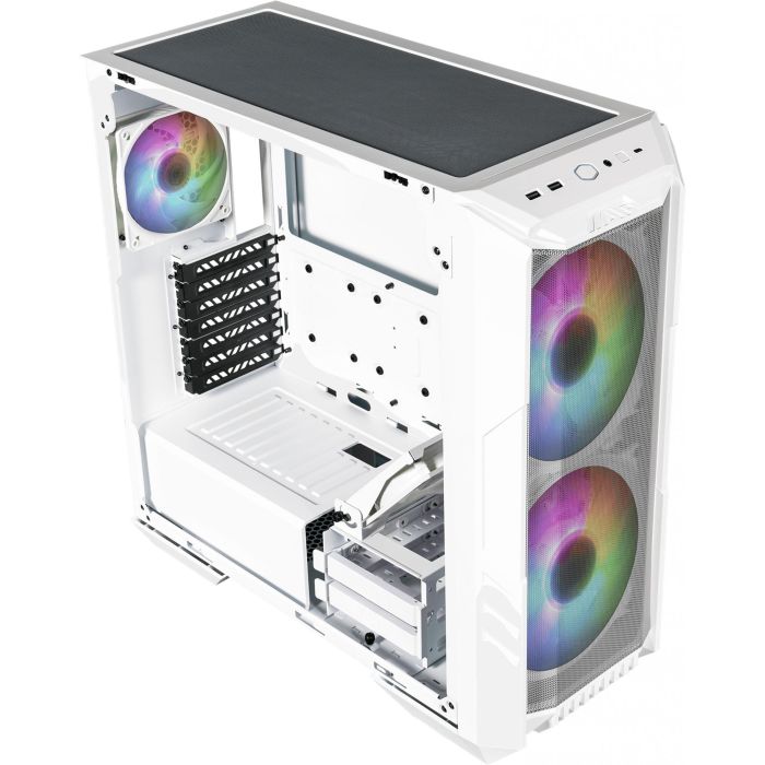 Cooler Master HAF 500 Caja PC Midi Tower Blanco ARGB Cristal Templado (H500-WGNN-S00) - Compatible E-ATX, 2x Ventiladores 200mm, RGB 5 Cooler Master HAF 500 Caja PC Midi Tower Blanco ARGB Cristal Templado (H500-WGNN-S00) - Compatible E-ATX, 2x Ventiladores 200mm, RGB 5