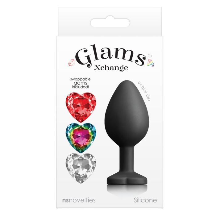 Plug Anal NS Novelties Glams Negro 1