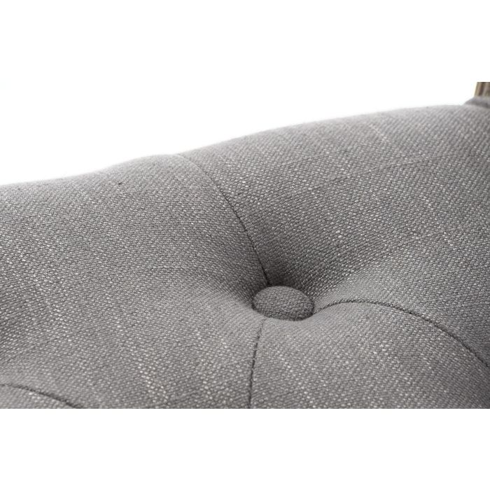 Banqueta DKD Home Decor Natural Gris oscuro Madera de caucho Lienzo 109 x 44,5 x 60 cm 3 Banqueta DKD Home Decor Natural Gris oscuro Madera de caucho Lienzo 109 x 44,5 x 60 cm 3