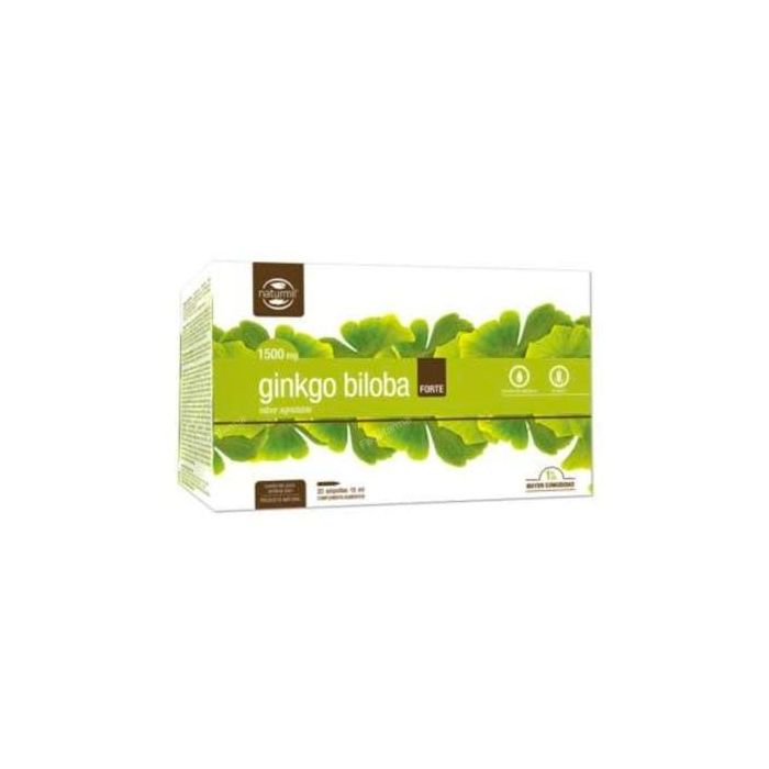 DIETMED Ginkgo Biloba Forte 1500Mg. 20 Ampollas - Mejora la Circulación Cerebral y Periférica