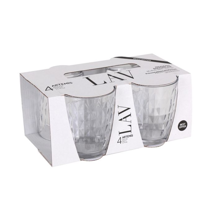 Lav Set 4 Vasos 340cc Artem (12 Cajas)