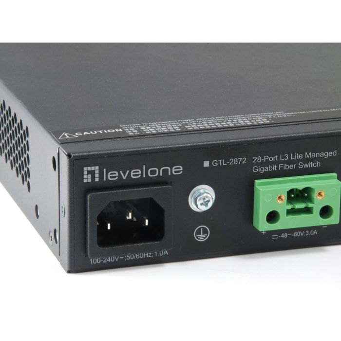 Switch 48.3cm 24x SFP GTL-2872 4xGE 4xSFP+ - Switch - Glasfaser (LWL) 2 Switch 48.3cm 24x SFP GTL-2872 4xGE 4xSFP+ - Switch - Glasfaser (LWL) 2