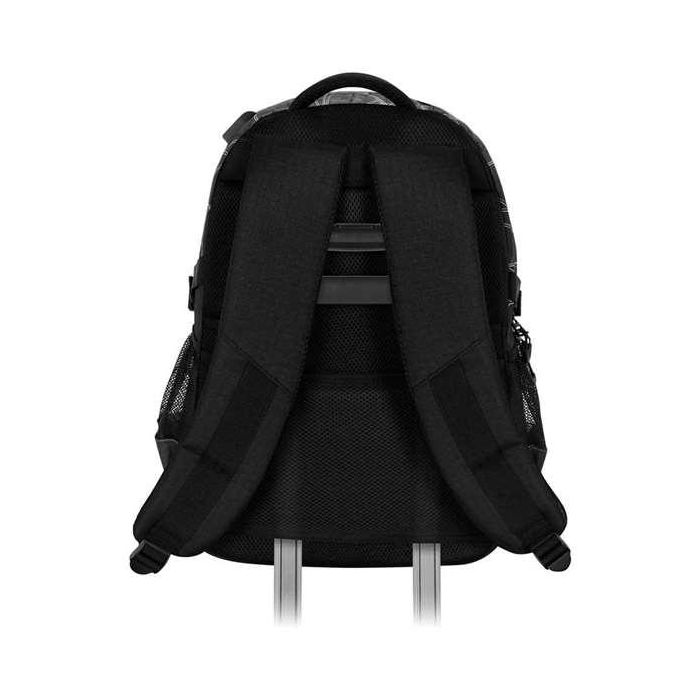 Karactermania Mochila Spiderman Run. Plus FAN Spin 44x34x21 cm, Gran Capacidad, 3 Compartimentos, Material Ripstop, Gris 6