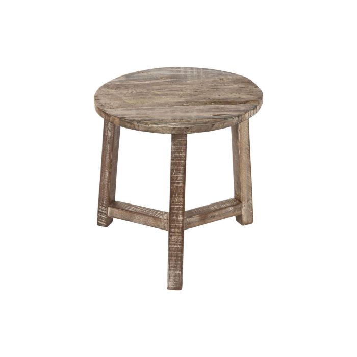 Mesita Auxiliar Item Home DKD Home Decor Blanco Marron 45 x 45 x 45 cm 2 Mesita Auxiliar Item Home DKD Home Decor Blanco Marron 45 x 45 x 45 cm 2