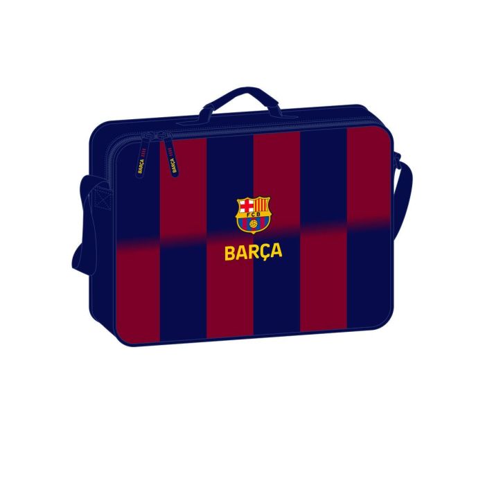 F.C.Barcelona Cartera Escolar Extraescolares Oficial 1ª Equipación 25/26, Bolsa Portadocumentos para Niños, 38x28x6 cm, Edad +3 Años