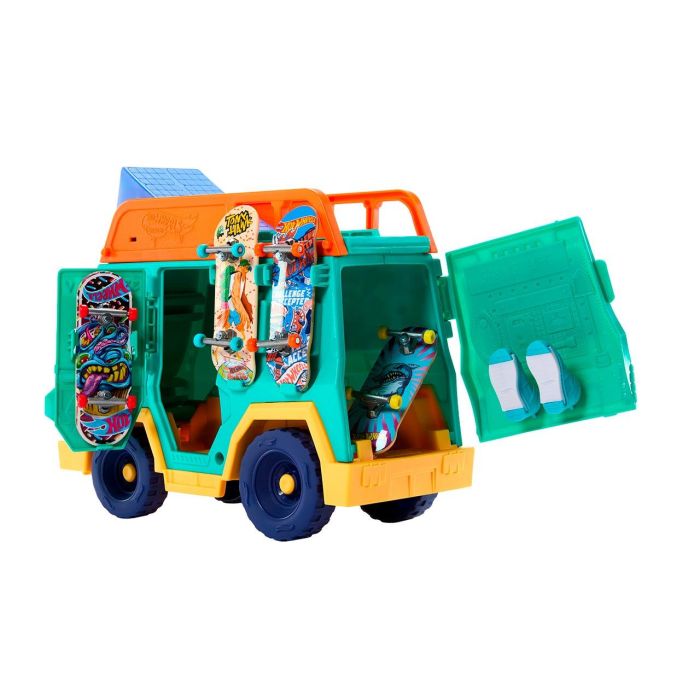 Hot Wheels Jgg91 Playset Furgoneta Skate con Tabla Fingerboard Tony Hawk, Rampas y Accesorios Móviles 4 Hot Wheels Jgg91 Playset Furgoneta Skate con Tabla Fingerboard Tony Hawk, Rampas y Accesorios Móviles 4
