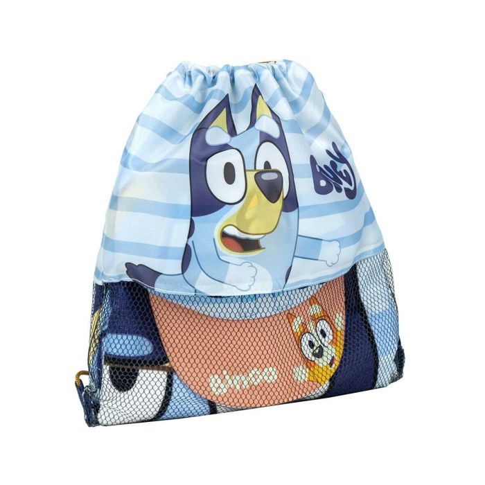 Saquito con toalla y gorra infantil bluey 6 Saquito con toalla y gorra infantil bluey 6