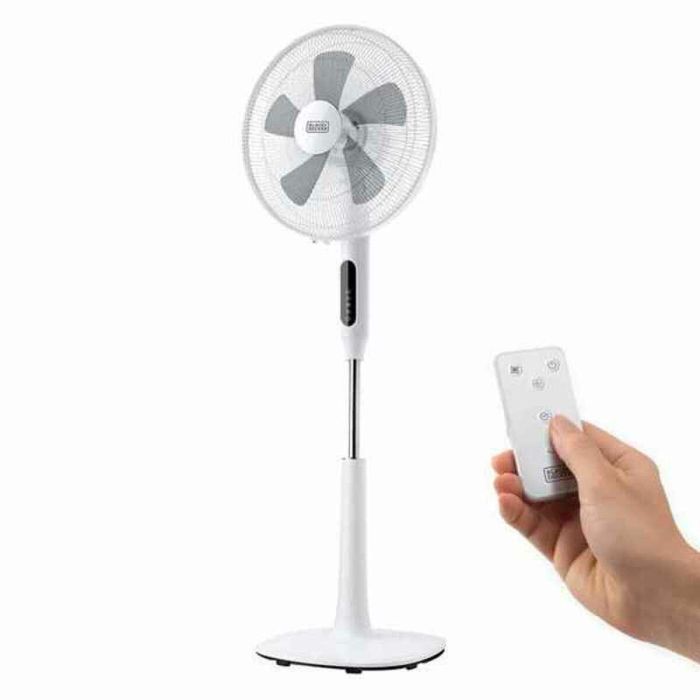 Ventilador de Pie Black & Decker ES9440170B 135 cm 50 W Blanco Ventilador de Pie Black & Decker ES9440170B 135 cm 50 W Blanco