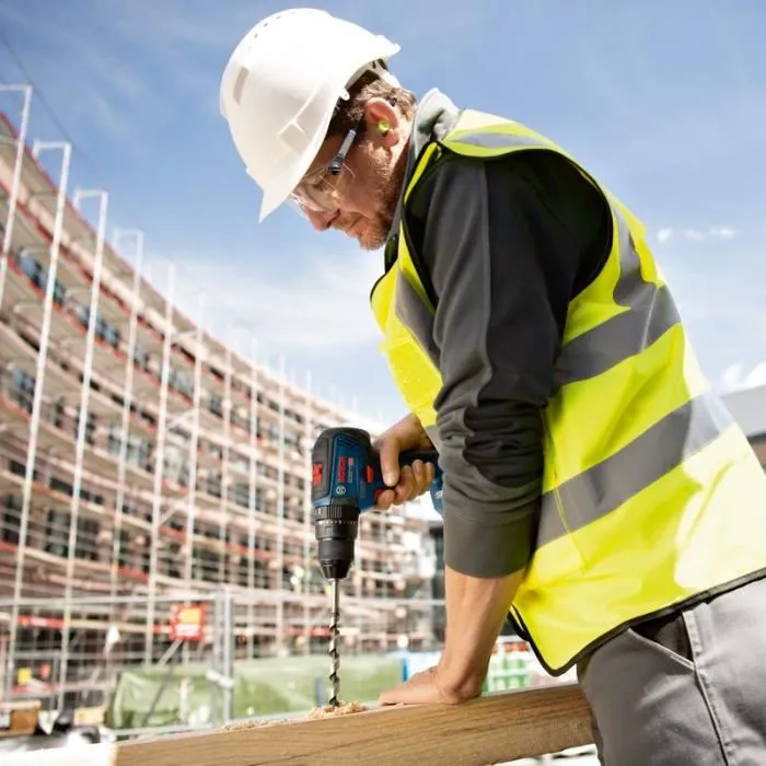 Bosch Professional GDX 18V-200 + GSB 18V-55 Kit 2 Herramientas Inalámbricas con Percusión 2x4.0AH Gal 18V-40 L-Case 3