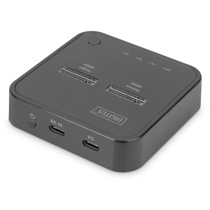 Digitus Dual M.2 NVMe SSD Docking Station con Lector de Tarjetas SD-Express 5 Digitus Dual M.2 NVMe SSD Docking Station con Lector de Tarjetas SD-Express 5