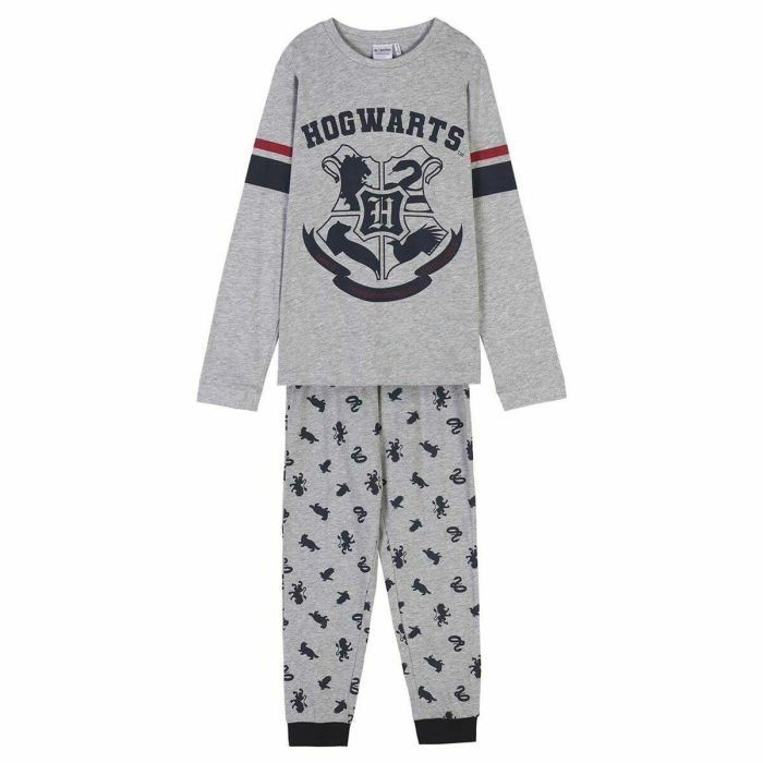 Pijama Infantil Harry Potter Gris 0 Pijama Infantil Harry Potter Gris 0