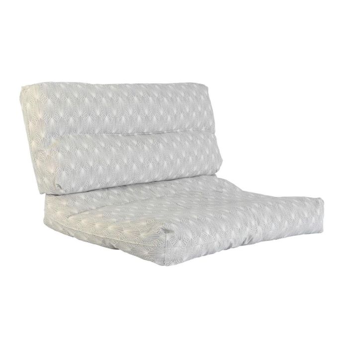 Cojín DKD Home Decor De suelo Blanco Verde Gris claro Bambú Aluminio 120 x 80 x 16 cm Cojín DKD Home Decor De suelo Blanco Verde Gris claro Bambú Aluminio 120 x 80 x 16 cm