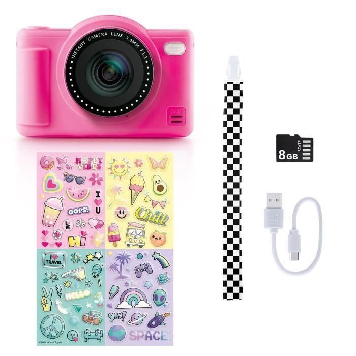 Canal Toys - Creador de Fotos -Cámara Digital Pop Color Rosa- Con Tarjeta SD de 32GB incluida 2