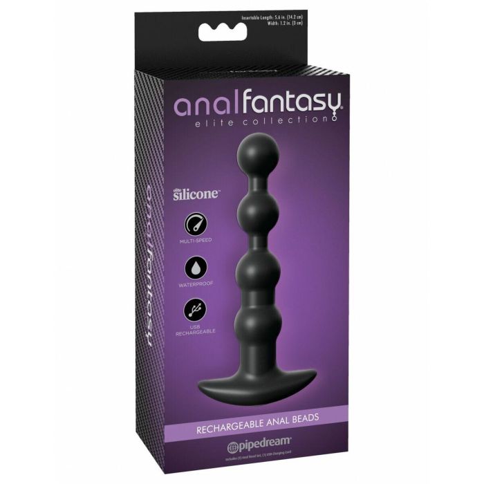 Plug Anal Pipedream Fantasy Elite Negro 2