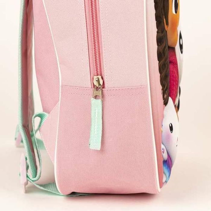 Mochila Escolar Gabby's Dollhouse Rosa 25 x 31 x 10 cm 2