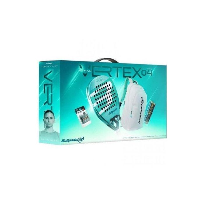 Bullpadel Pack Pala de Pádel Vertex 04 Pro Line W 2026 con Mochila, Pelotas y Overgrips 0 Bullpadel Pack Pala de Pádel Vertex 04 Pro Line W 2026 con Mochila, Pelotas y Overgrips 0
