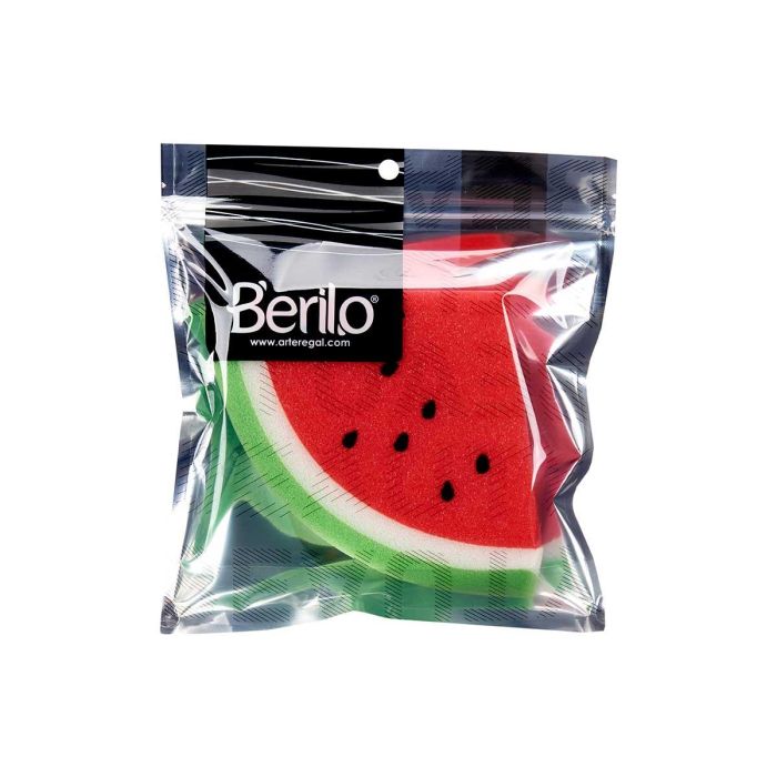 Berilo Esponja de Baño con Diseño de Frutas Surtidas, Plástico, 18x20x4 cm, Colores Aleatorios (24 Unidades) 2 Berilo Esponja de Baño con Diseño de Frutas Surtidas, Plástico, 18x20x4 cm, Colores Aleatorios (24 Unidades) 2