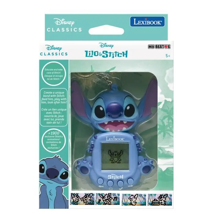 Lexibook Consola Disney Stitch Pantalla LCD Incluye 3 Juegos del Universo Disney Stitch 5