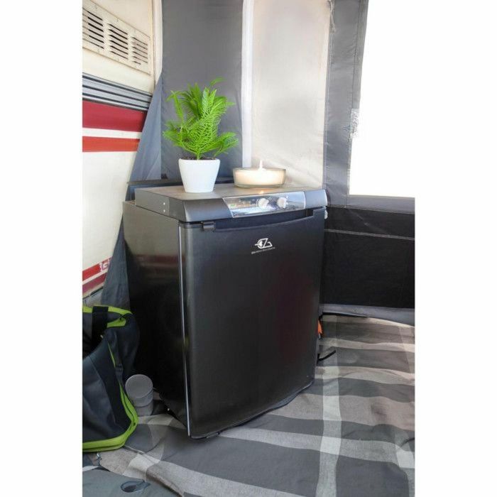 EZA EZA1736125875282 Frigorífico de Absorción 60L, Alimentación Triple: 12V, 230V y Gas, para Uso Independiente 1