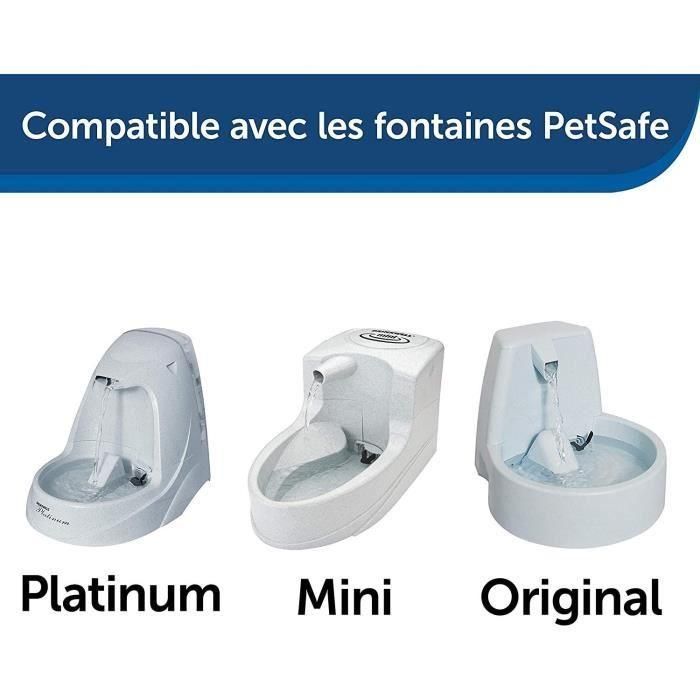 DRINKWELL 3 filtros de carbón de repuesto para fuentes para perros Mini, Original, Platinum y Large - Para gatos y perros 4 DRINKWELL 3 filtros de carbón de repuesto para fuentes para perros Mini, Original, Platinum y Large - Para gatos y perros 4
