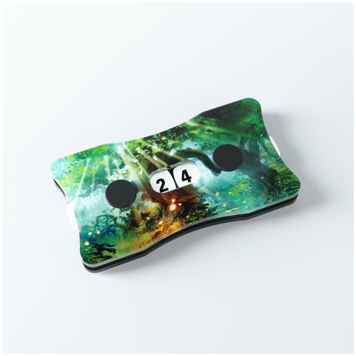 Gamegenic Contador de Vida Doble Dial Acrílico Premium 0-99 para Juegos de Mesa, Cartas Coleccionables y LCGs - Forest Gamegenic Contador de Vida Doble Dial Acrílico Premium 0-99 para Juegos de Mesa, Cartas Coleccionables y LCGs - Forest