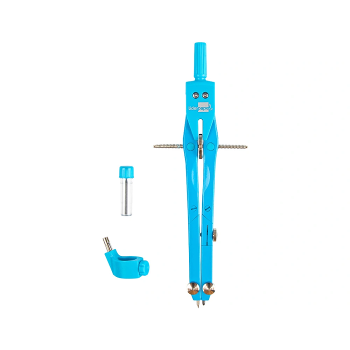 Liderpapel Compás Micrométrico con Adaptador, Articulado, Minos 2mm, Colores Surtidos, Longitud 17cm 3