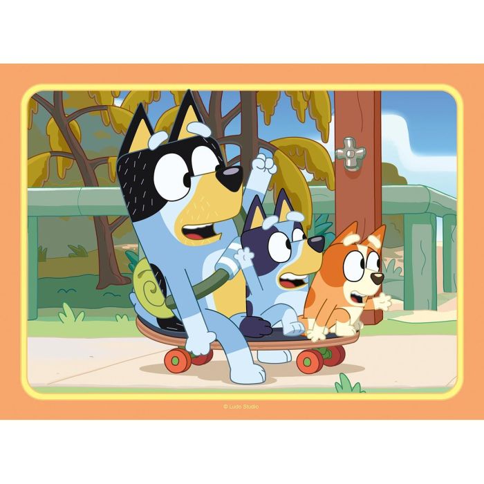 Puzzle 4 Formas Bluey 03111 Ravensburger 2