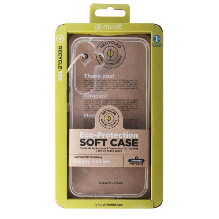 Muvit Funda Recycletek para Samsung Galaxy A35 5G Protección Movil 3