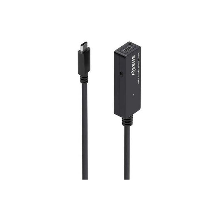 AISENS - CABLE USB 3.2 Gen1x1 PROLONGADOR CON AMPLIFICADOR, USB-C/M-USB-C/H, NEGRO, 10M 0 AISENS - CABLE USB 3.2 Gen1x1 PROLONGADOR CON AMPLIFICADOR, USB-C/M-USB-C/H, NEGRO, 10M 0