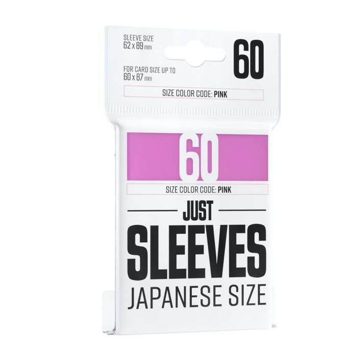 Just Sleeves Japanese Size Pink (60)